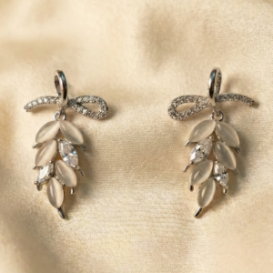 Antitarnish Korean Leaf Earrings