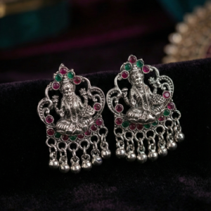 Silver Oxidised Earrings